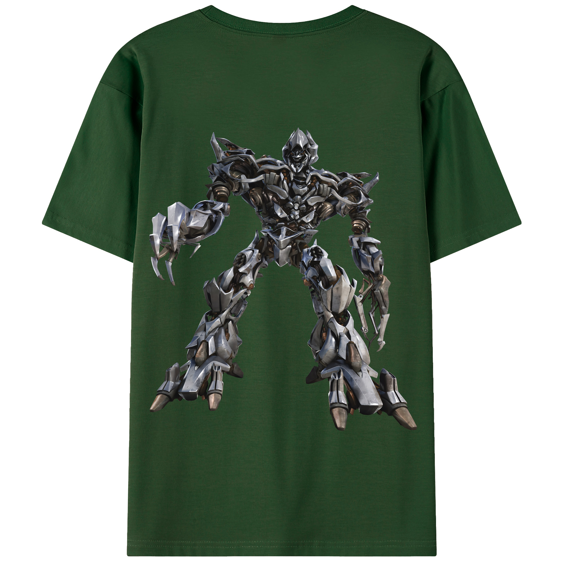 （画像用） Transformers トランスフォーマー 綿100％半袖Tシャツ（背面プリント）
